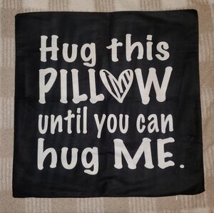 5 for $25 | NWOT "To My Sister..." Message Square Pillowcase Zip Up Cover